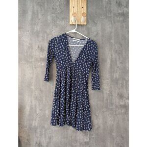 Women's Urban Outfitters Blue Floral Dress Size S